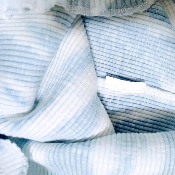 ZARA Ribbed Tie Dye Mini Dress Size Medium - Picture 10 of 12